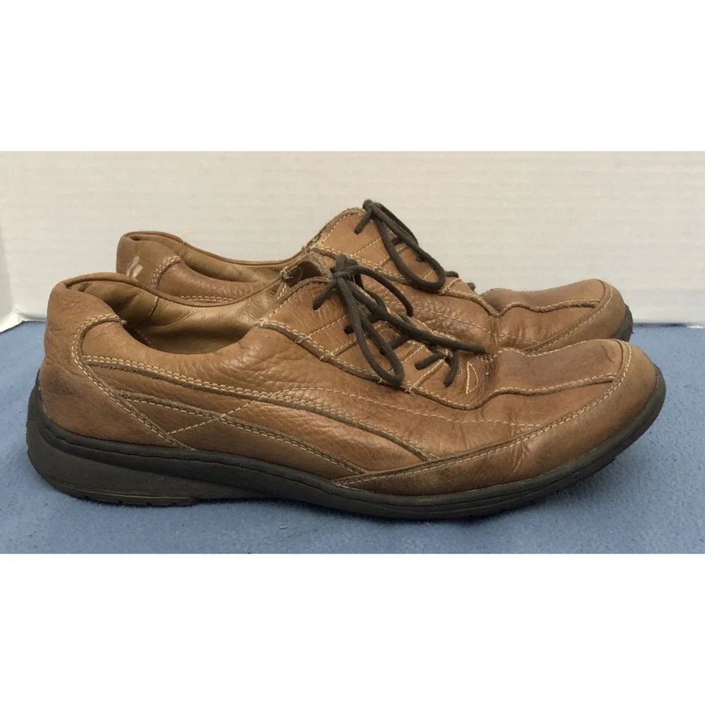 J&M Men's Carmel XC4 Dual Width Sheepskin Casual Tie-Up Driving Shoe -‎ 10M